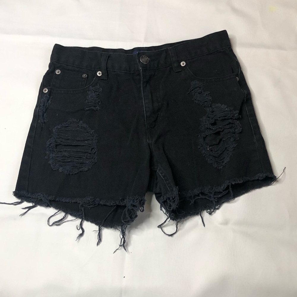 Basic Editions Womens Jean Shorts